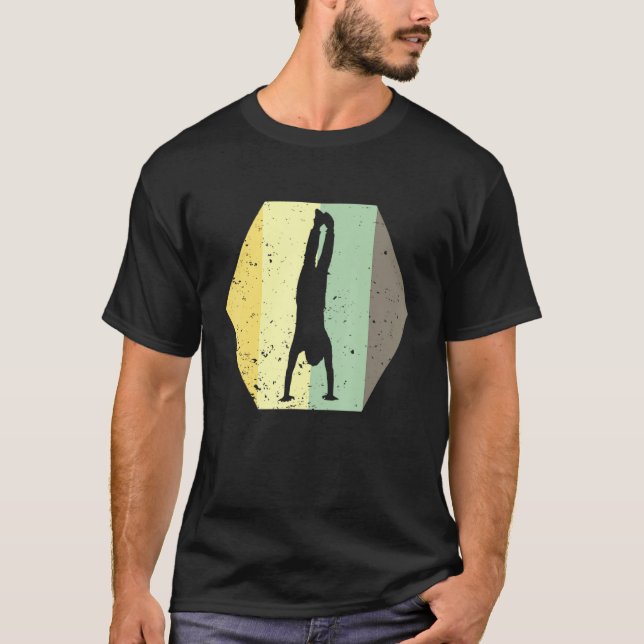 Fitness Handstand  Parkour  Gymnastics  Train T-Shirt (Front)