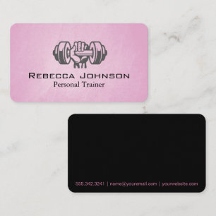 Fitness Health Personal Trainer Business Card