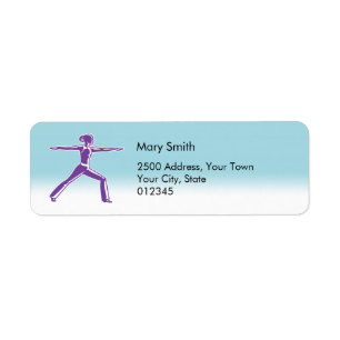 Fitness Instructor Address Label