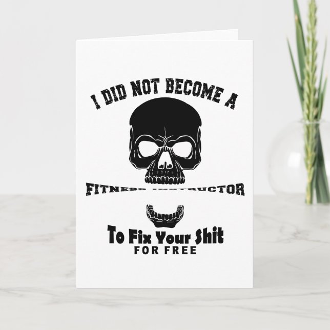 Fitness Instructor Card (Front)