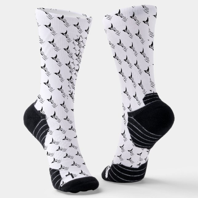 Fitness integral printing socks (Angled)