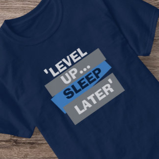 Fitness Level Up Sports Fit Activewear Retro T-Shirt