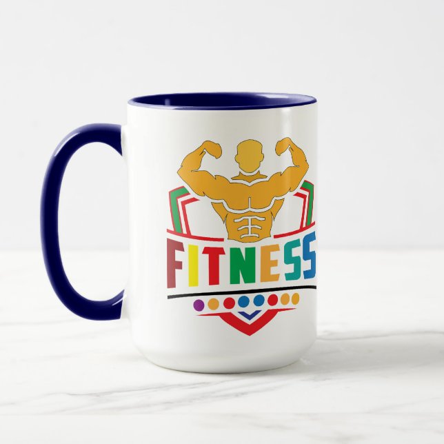 Fitness Lifestyle – Train Hard Stay Strong Mug (Left)