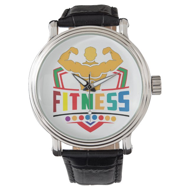 Fitness Lifestyle – Train Hard Stay Strong Watch (Front)