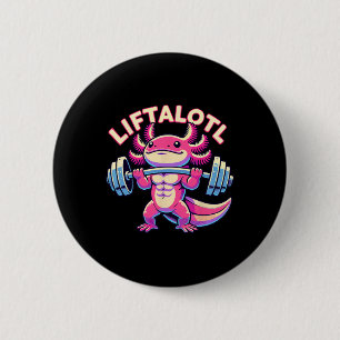 Fitness Liftalotl Bodybuilding Gym 6 Cm Round Badge