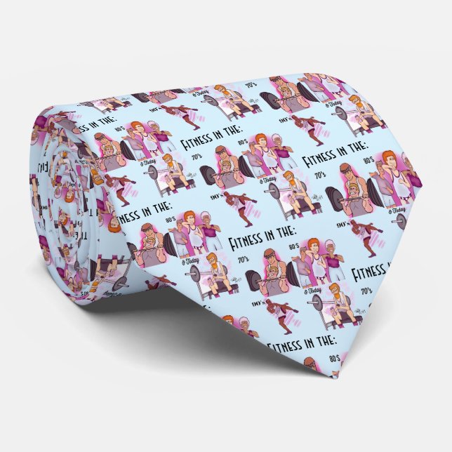 Fitness Light Blue Necktie (Rolled)