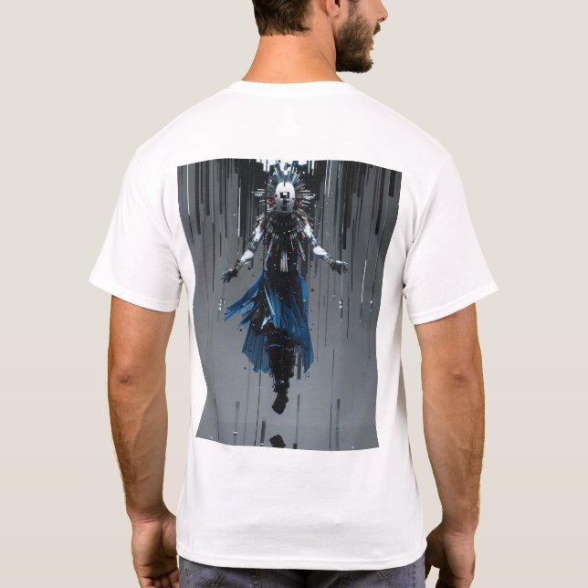 Fitness Magazine Cover with Full-Body Shot of Abs  T-Shirt (Back)