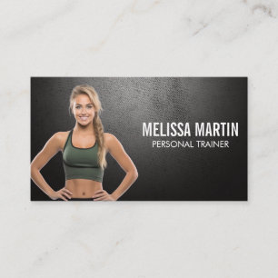 Fitness Model   Personal Trainer Business Card