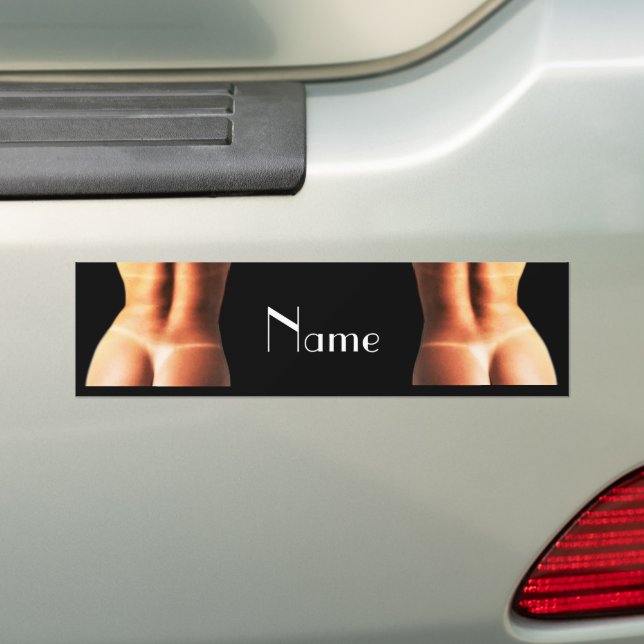 Fitness Model Tanlines Thunder_Cove  Bumper Sticker (On Car)