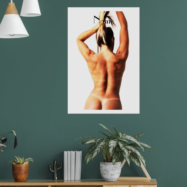 Fitness Model Tanlines Thunder_Cove  Poster (Living Room 1)