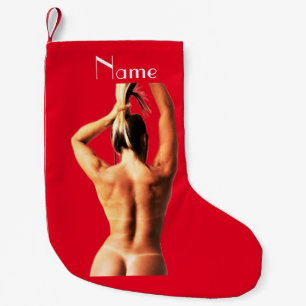 Fitness Model Tanlines Thunder_Cove  Small Christmas Stocking