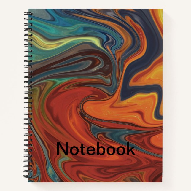 Fitness Motivation: Exercise Spiral Notebook (Front)