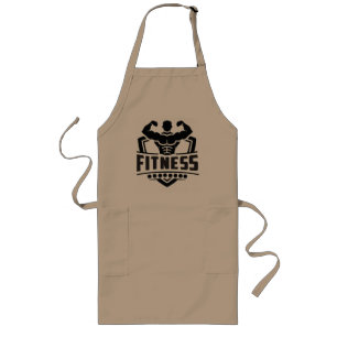 Fitness Motivation Graphic   Strong & Active Life Long Apron