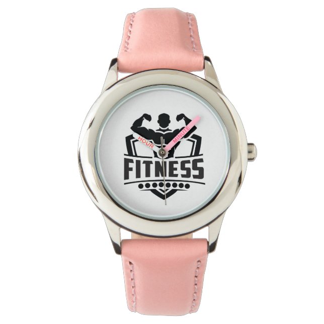 Fitness Motivation Graphic | Strong & Active Life Watch (Front)
