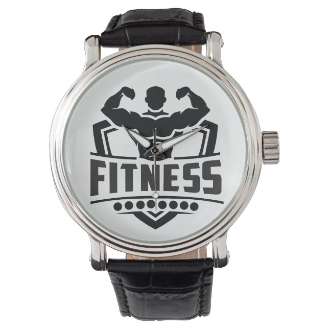 Fitness Motivation Graphic | Strong & Active Life Watch (Front)