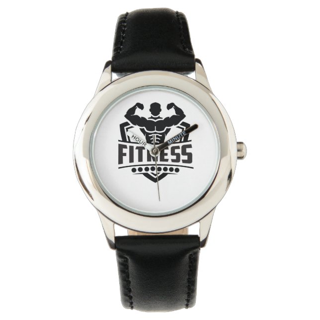 Fitness Motivation Graphic | Strong & Active Life Watch (Front)