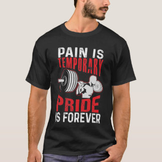 Fitness Motivation T-Shirt Gym Workout T-Shirt 