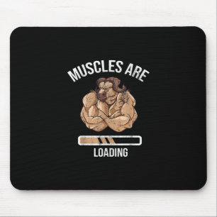 Fitness Muscle Loading Bullock Ox Sport Gym Mouse Mat
