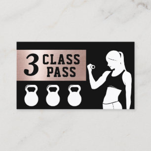 Fitness Personal Trainer 3 Class Pass Gym Loyalty