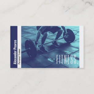 Fitness Personal Trainer Active Sports Business Card