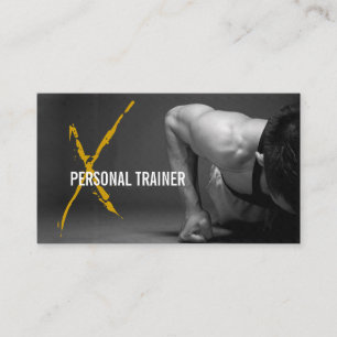 Fitness, Personal Trainer, Business Card
