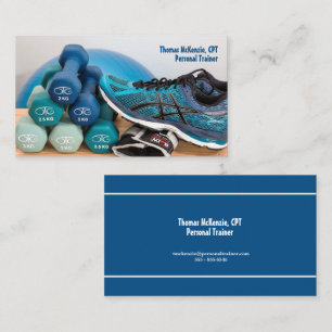 Fitness Personal Trainer Business Card