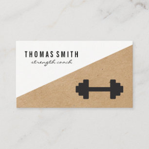 Fitness   Personal Trainer Coach Business Card