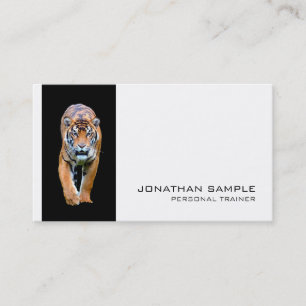 Fitness Personal Trainer Elegant Design Luxury Business Card