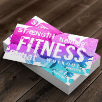Fitness Personal Trainer Modern Colourful