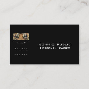 Fitness Personal Trainer Nutrition Training Business Card