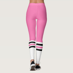 Fitness Pink Team Tube Sock Leggings