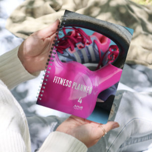 Fitness Planner Kettlebell Cover Design