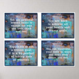 Fitness Power Collage! Poster