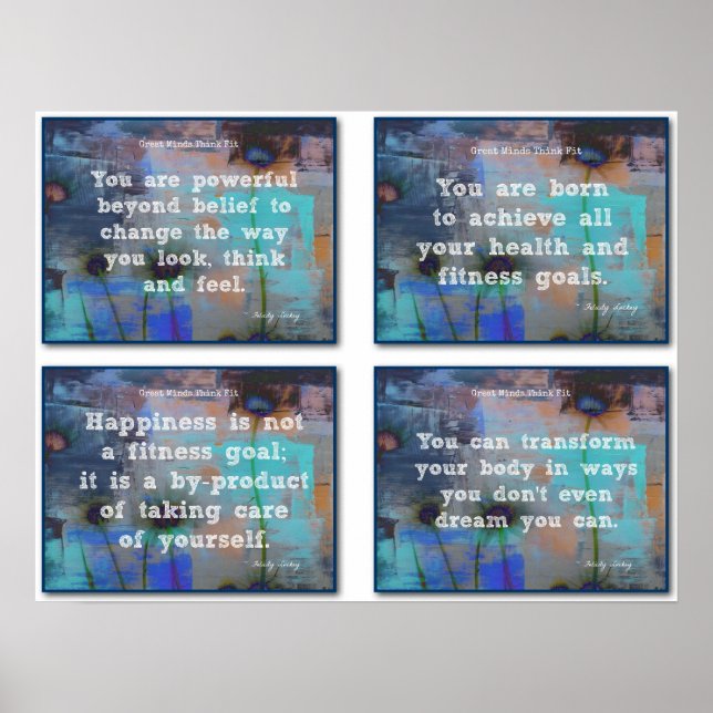 Fitness Power Collage! Poster (Front)