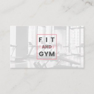 Fitness Professional Gym Owner Trainer Appointment Card