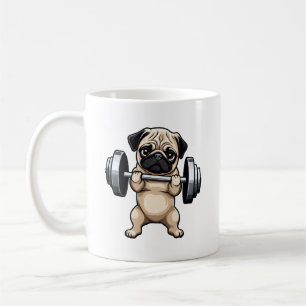 Fitness Pug Coffee Mug