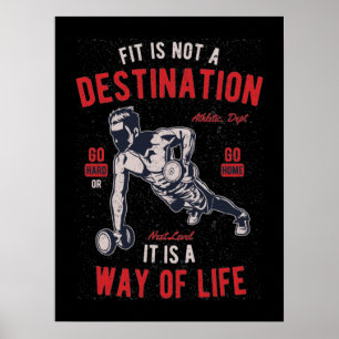 Fitness Quote Poster