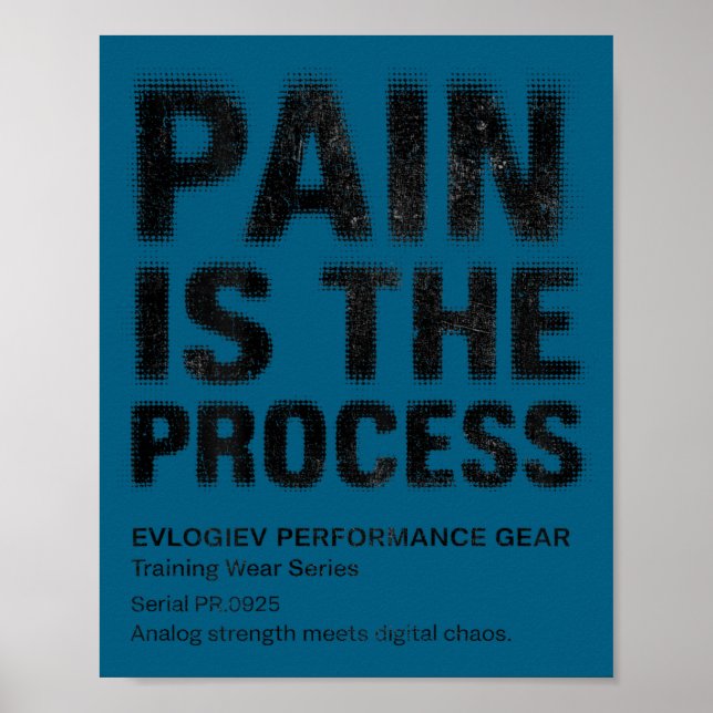 Fitness Quote Y2k Gym Training Back Print Yoga Srt (Front)