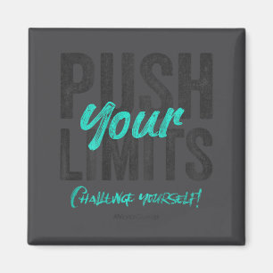 Fitness Quote Y2k Gym Training Back Print Yoga Srt Magnet