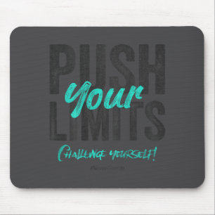 Fitness Quote Y2k Gym Training Back Print Yoga Srt Mouse Mat