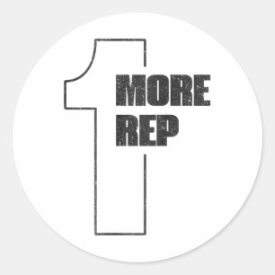 Fitness Quote Y2k Gym Training Ck Print Yoga Sport Classic Round Sticker