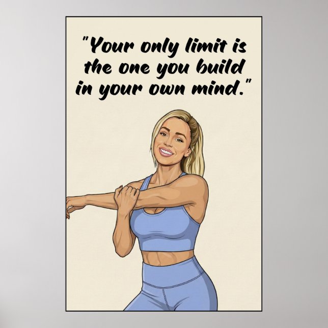 Fitness Quotes Poster (Front)