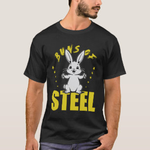 Fitness Rabbit Lover Gym Workout Funny Bun T-Shirt