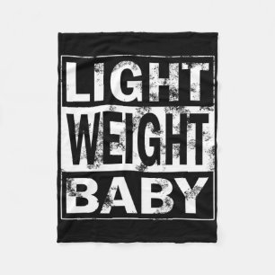 Fitness Saying Kraftsport - Light Weight Ba Fleece Blanket