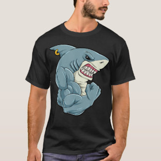 Fitness 	 Shark At The Gym  Training Men Women Kid T-Shirt