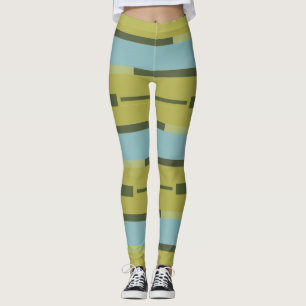 Fitness sport strips leggings