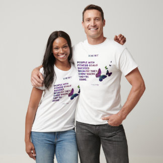 Fitness T-Shirt for Her: Butterfly Fractal 003