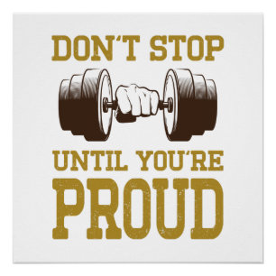 Fitness T-Shirt  Motivational Shirts   Workout Poster