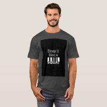 Fitness T-shirt squat