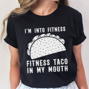 Fitness Taco Funny T Shirt Humorous Gym